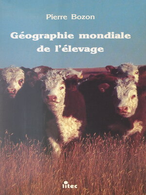 cover image of Géographie mondiale de l'élevage